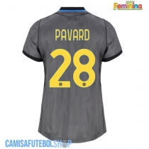 Camisa de time de futebol Inter Milan Benjamin Pavard #28 Replicas 3º Equipamento Feminina 2026-27 Manga Curta